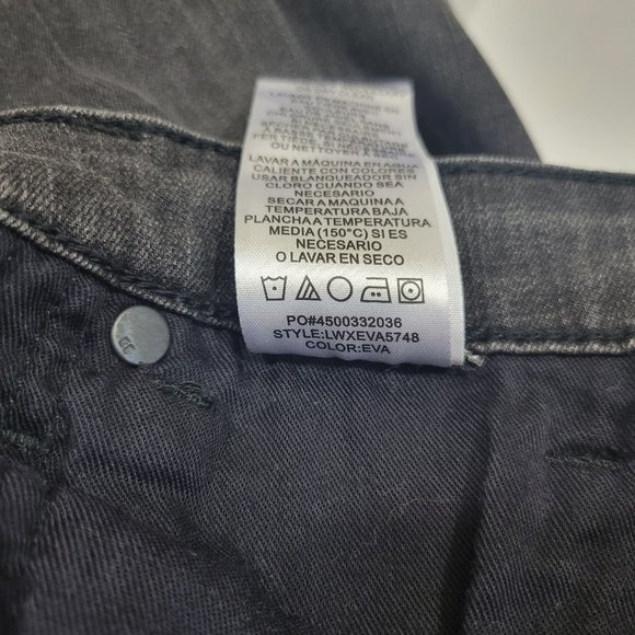 JOE'S Jeans Rise Skinny Ankle Frayed Hem Distressed Jean, Dark Gray - Picture 13 of 13